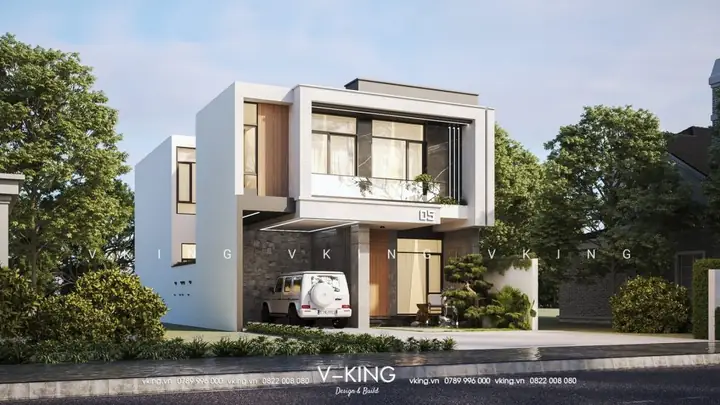 Mẫu Nhà Hộp Đẹp 2 Tầng Độc Đáo Tại Bình Dươngvk23024 Mẫu Nhà Hộp Đẹp 2 Tầng Độc Đáo Tại Bình Dươngvk23024