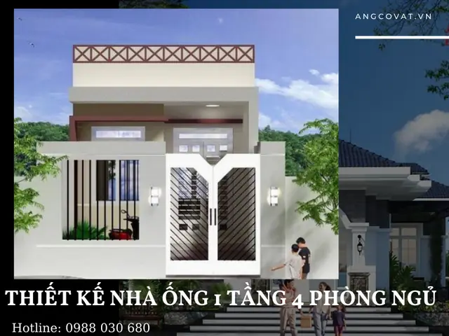 Một Số Mẫu Thiết Kế Nhà Ống 1 Tầng Có 4 Phòng Ngủ Nổi Bật Nhất Năm 2021 Một Số Mẫu Thiết Kế Nhà Ống 1 Tầng Có 4 Phòng Ngủ Nổi Bật Nhất Năm 2021