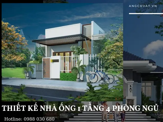 Một Số Mẫu Thiết Kế Nhà Ống 1 Tầng Có 4 Phòng Ngủ Nổi Bật Nhất Năm 2021 Một Số Mẫu Thiết Kế Nhà Ống 1 Tầng Có 4 Phòng Ngủ Nổi Bật Nhất Năm 2021