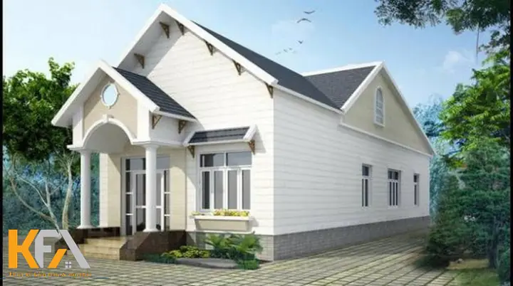 Mẫu Mặt Tiền Nhà Ống 5m Phong Mái Thái