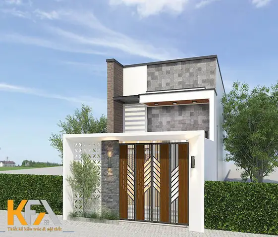 Nhà Ống 5x25mm Có Tum