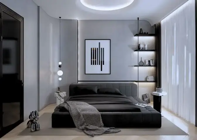 Nhà Ống 6×18 Mái Bằng Với Những Đường Cong Mặt Tiền Cuốn Hút