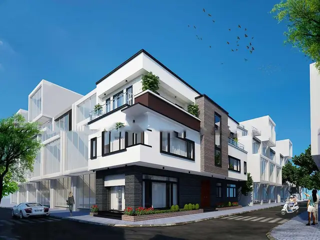 Thiáº¿t Káº¿ Nhã Phá» 2 Máº·t Tiá»n 6x20m Hiá»n Äáº¡i Tã´ng Mã U Sã¡ng