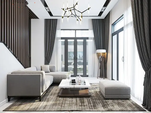 Mẫu Thiết Kế Nội Thất Phòng Khách Hiện Đại