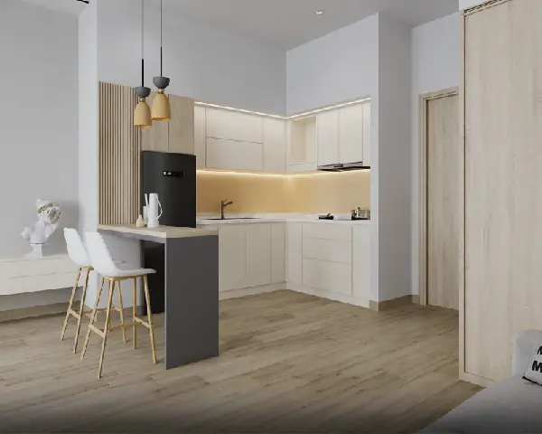 Thiết Kế Quầy Bar Mini Trong Bếp