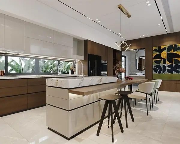 Thiết Kế Quầy Bar Mini Trong Bếp