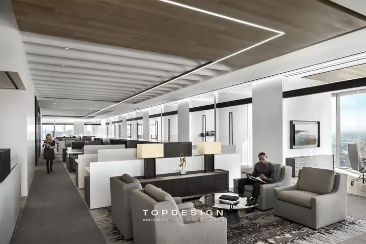 Thiết Kế Thi Công Nội Thất Văn Phòng – Phòng Làm Việc Nhân Viên