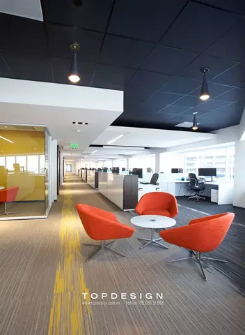 Thiết Kế Thi Công Nội Thất Văn Phòng – Phòng Làm Việc Nhân Viên