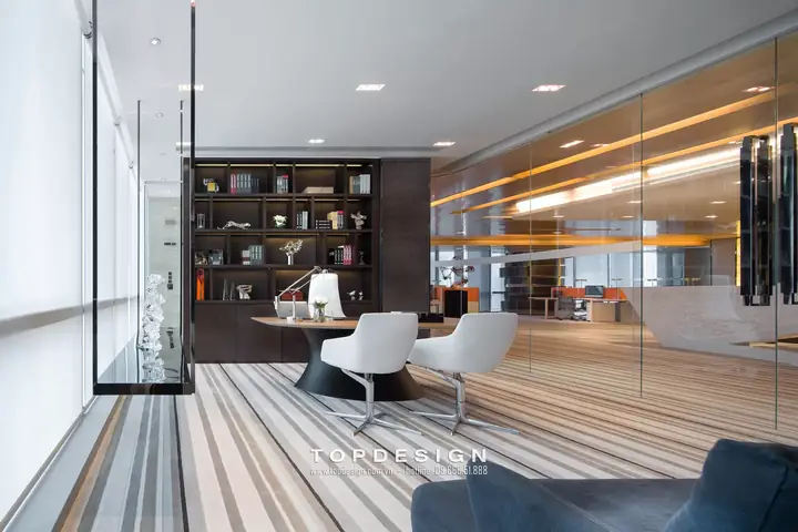 Thiết Kế Thi Công Nội Thất Văn Phòng – Phòng Giám Đốc