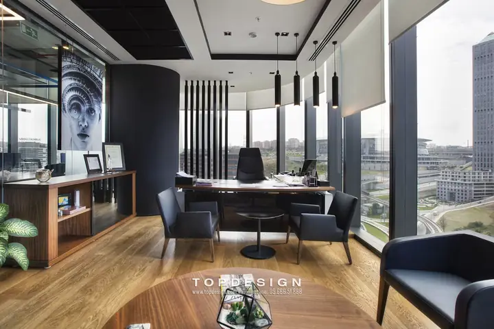 Thiết Kế Thi Công Nội Thất Văn Phòng – Phòng Giám Đốc