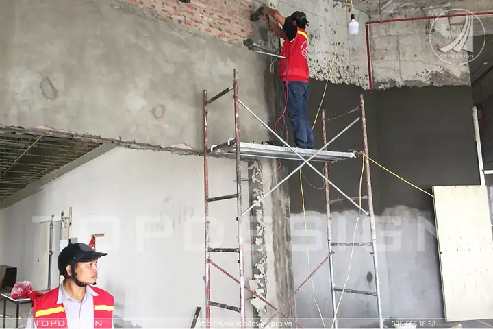 Thi Công Nội Thất Văn Phòng Coworking Campus-k, Song Da Buidling, Mễ Trì, Hn