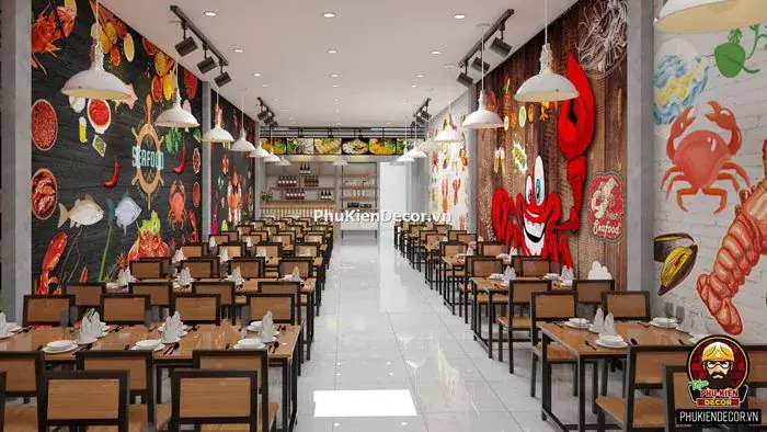 Cách Tự Thiết Kế Trang Trí Quán Nhậu Nhà Hàng, Decor Quán Lẩu Hải ...