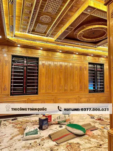 Trần Gỗ Nhà Cấp 4