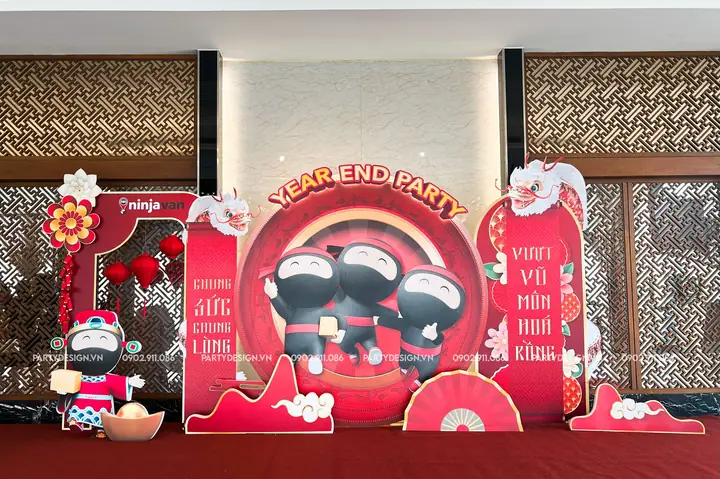 Gói Dịch Vụ Trang Trí Tất Niên Công Ty, Tiệc Year End Party, Mẫu Mới