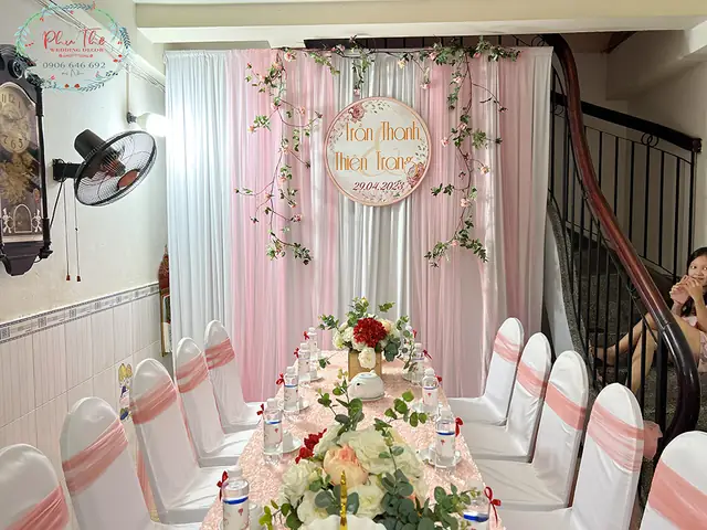 Trang Trí Gia Tiên Gói - Không Bàn Thờ - Cưới Hỏi Phu Thê