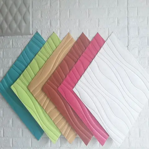Xốp Dán Tường Vân Sóng Xốp Dán Tường Vân Sóng