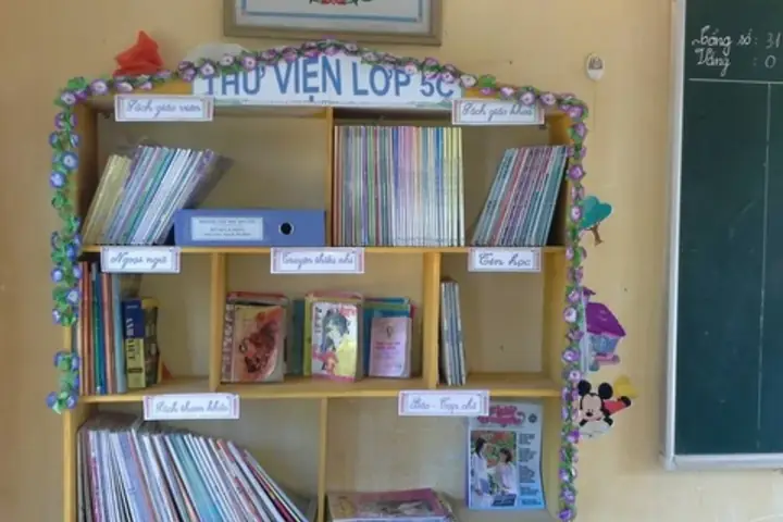 Mẫu Trang Trí Lớp Học Theo Mô Hình Vnen Cho Góc Thư Viện Mẫu Trang Trí Lớp Học Theo Mô Hình Vnen Cho Góc Thư Viện