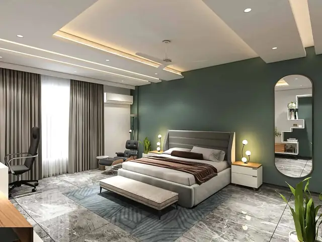 Cách Trang Trí Phòng Ngủ Kết Hợp Gương Tiện Lợi