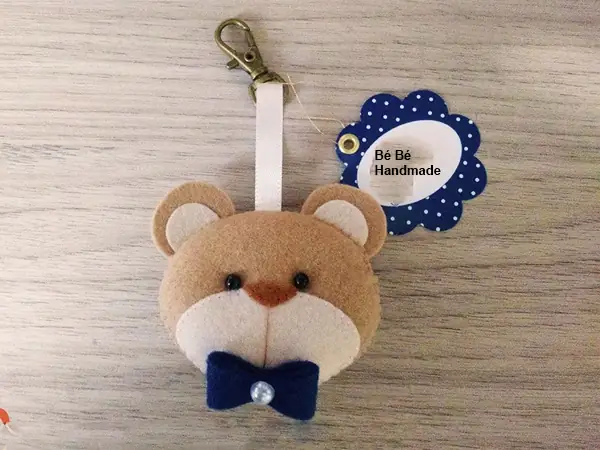 Móc Khóa Handmade Vải Nỉ Cho Các Bé Yêu