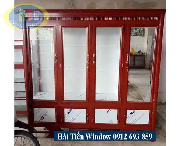Tủ Quần Áo Nhôm Kính Vân Gỗ Giá Rẻ Tủ Quần Áo Nhôm Kính Vân Gỗ Giá Rẻ