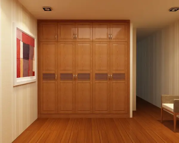 Mẫu Tủ Âm Tường Gỗ Sồi