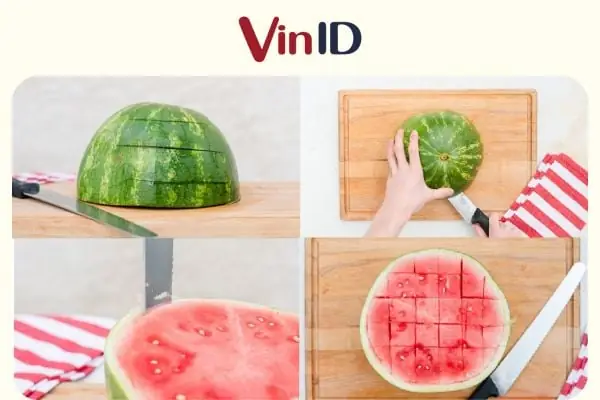 Cắt Dưa Hấu Hình Vuông Cắt Dưa Hấu Hình Vuông