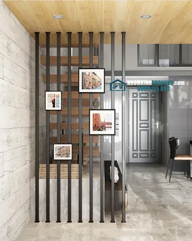 Vách Ngăn Cầu Thang Sắt Hộp