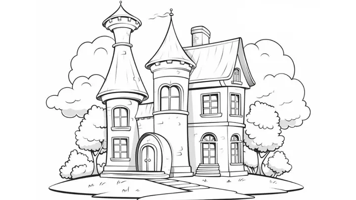 Khám Phá Mẫu Vẽ Ngôi Nhà Đẹp Khám Phá Mẫu Vẽ Ngôi Nhà Đẹp