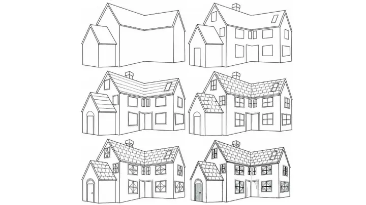 Cách Vẽ Ngôi Nhà 3d Không Gian Cách Vẽ Ngôi Nhà 3d Không Gian