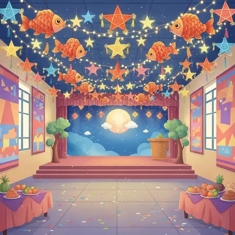 🌈 Gợi Ý Những Mẫu Tranh Trang Trí Hội Trường Ấn Tượng