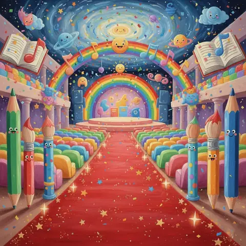 🌈 Gợi Ý Những Mẫu Tranh Trang Trí Hội Trường Ấn Tượng