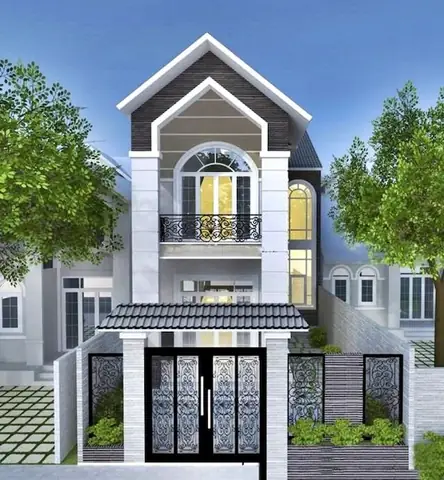 Thiết Kế Nhà 2 Tầng Mái Thái 500 Triệu Phong Cách Hiện Đại