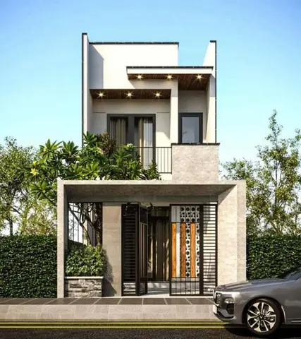 Mẫu Thiết Kế Nhà Phố 2 Tầng Hiện Đại Mẫu Thiết Kế Nhà Phố 2 Tầng Hiện Đại