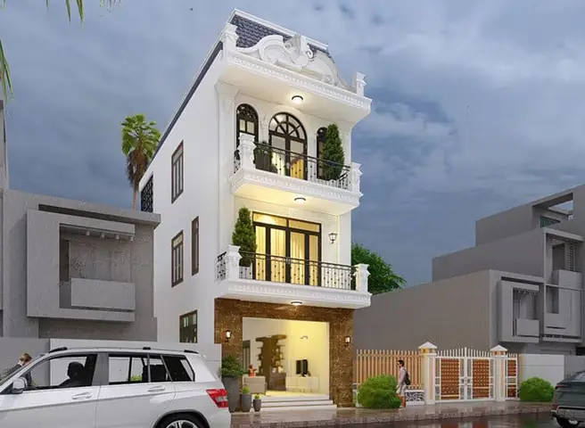 Mẫu Nhà Phố 3 Tầng Đẹp Mẫu Nhà Phố 3 Tầng Đẹp