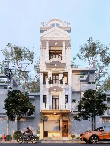 Mẫu Nhà Phố 4 Tầng Tiện Nghi Mẫu Nhà Phố 4 Tầng Tiện Nghi