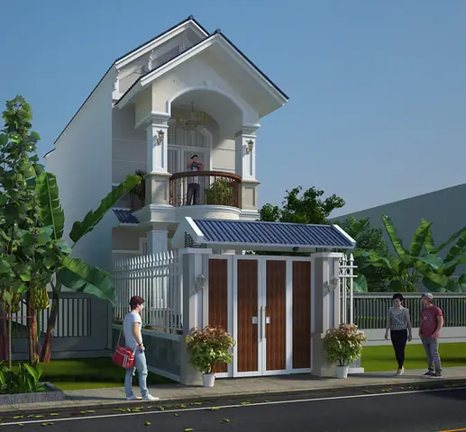 Mẫu Thiết Kế Nhà Phố Mái Thái Mẫu Thiết Kế Nhà Phố Mái Thái