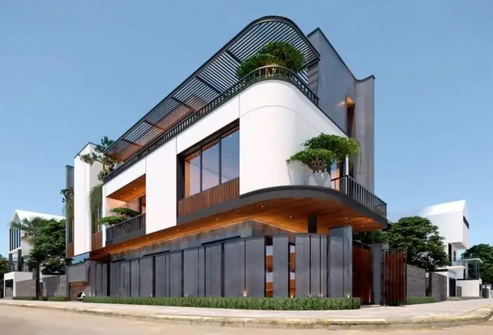 Mẫu Thiết Kế Nhà Phố 2 Mặt Tiền Mẫu Thiết Kế Nhà Phố 2 Mặt Tiền