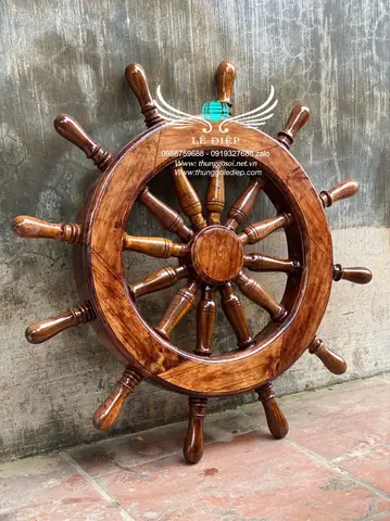 Vô Lăng Tàu Thủy - Bánh Lái Thuyền Trang Trí Hầm Rượu, Nhà Hàng Vô Lăng Tàu Thủy - Bánh Lái Thuyền Trang Trí Hầm Rượu, Nhà Hàng