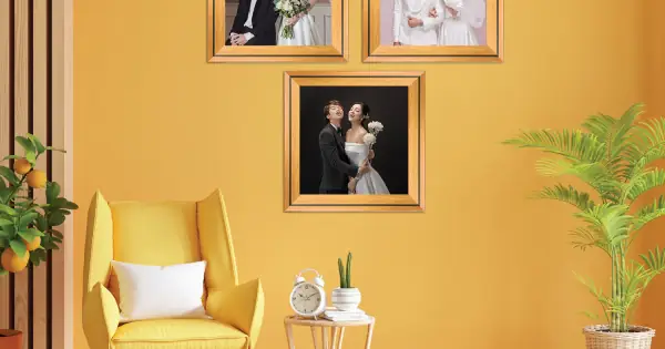 Khung Ảnh Treo Tường Viền Nâu Sọc Đen Hiện Đại - Trang Trí Tiệc ...