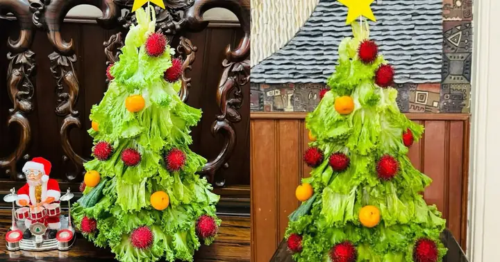 Cây Thông Noel Từ Rau Xà Lách Không Còn Gây Sốt Mạng Mùa Giáng ...