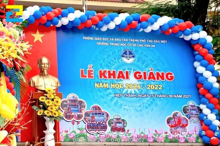 Cách Trang Trí Sân Khấu Khai Giảng Đơn Giản, Ấn Tượng - Inan2h