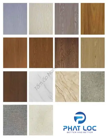 Các Loại Tấm Nhựa Ốp Tường Pvc - Vân Đá, Vân Gỗ, Vân 3d