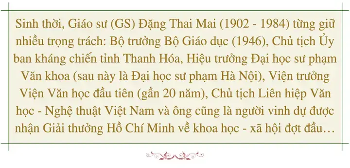 Đặng Thai Mai Là Ai? Cuộc Đời, Sự Nghiệp Và Di Sản Văn Hóa Của Nhà Trí Thức Cách Mạng
