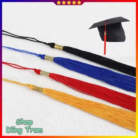 Dây Tua Rua Mũ Cử Nhân, Tua Rua Dài Trang Trí Phụ Kiện