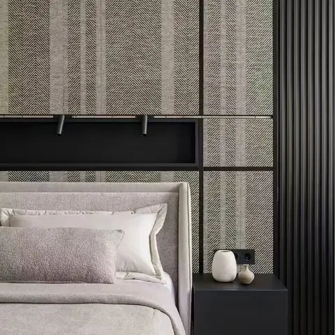 Trang Trí Giấy Dán Tường Họa Tiết Kẻ Cho Phòng Ngủ Trang Trí Giấy Dán Tường Họa Tiết Kẻ Cho Phòng Ngủ