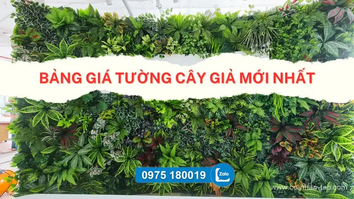 Tường Cây Giả Bảng Giá Và Cách Thi Công Đẹp Nhất Tháng 8 2024 Tường Cây Giả Bảng Giá Và Cách Thi Công Đẹp Nhất Tháng 8 2024