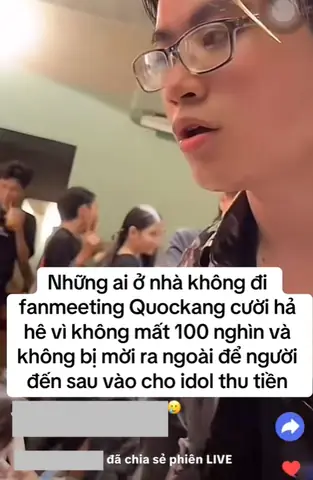 Quốc Kang Là Ai? Sự Thật Đằng Sau Drama 'fan Meeting' 100k/ Người Gây Phẫn Nộ