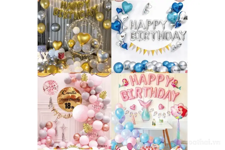 Set Trang Trí Sinh Nhật Happy Birthday Ii