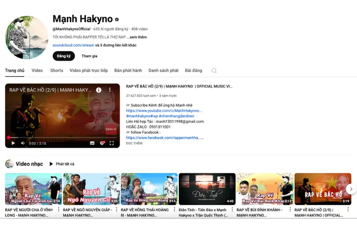 Mạnh Hakyno Là Ai? Sự Thật Về Rapper Triệu View Gây Tranh Cãi Của V-pop