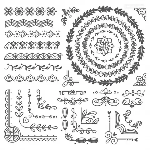 Những Mẫu Hoa Văn Trang Trí Văn Bản Phổ Biến Nhất Là Gì?